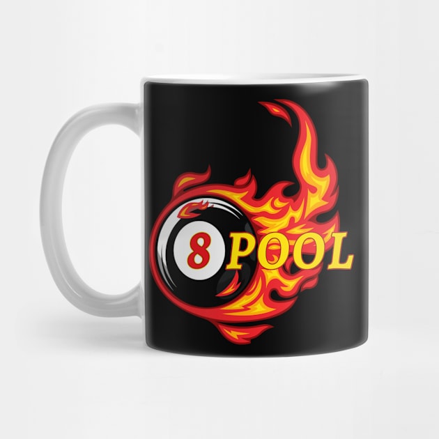 8 Ball 8 Pool Fire Billiards by Hensen V parkes